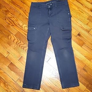 Duluth Trading Co Fire Hose Slim Leg Cargo Pants